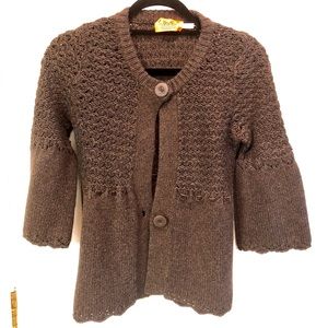 Juicy Couture 3/4 Sleeve Sweater w/ Ribbon Detail